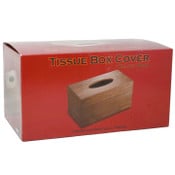 Wholesale - LARGE WALNUT TISSUE BOX C/P 6, UPC: 028672735020